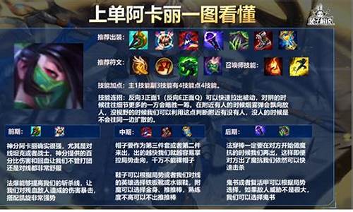 lol7m教学阿卡丽_英雄联盟阿卡丽教学解说